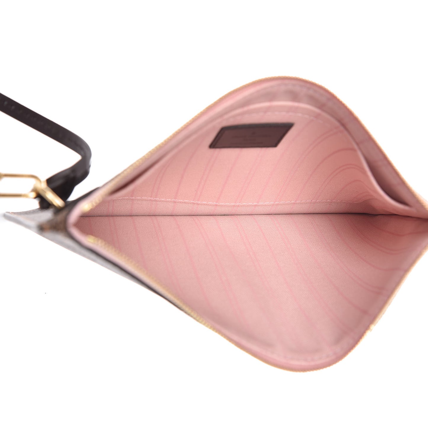 Damier Ebene Neverfull MM GM Pochette Rose Ballerine
