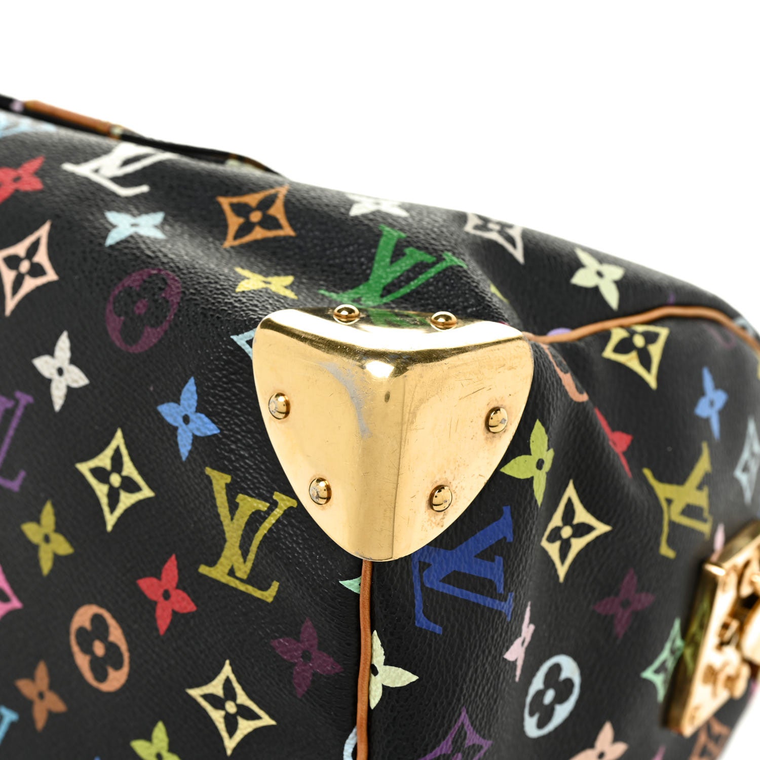 Louis Vuitton Monogram Multicolor Speedy 30 Black 18 of 65