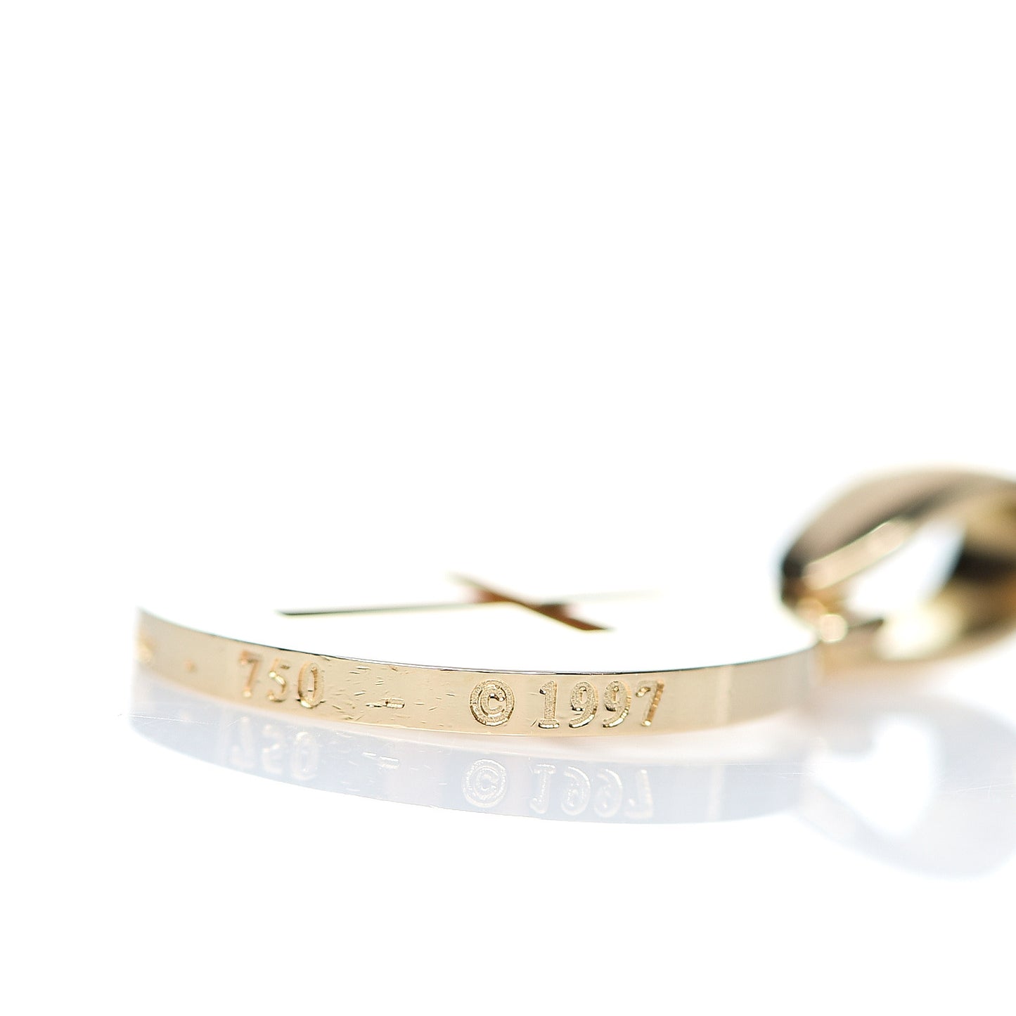 18K Yellow Gold Cross Symbol Pendant