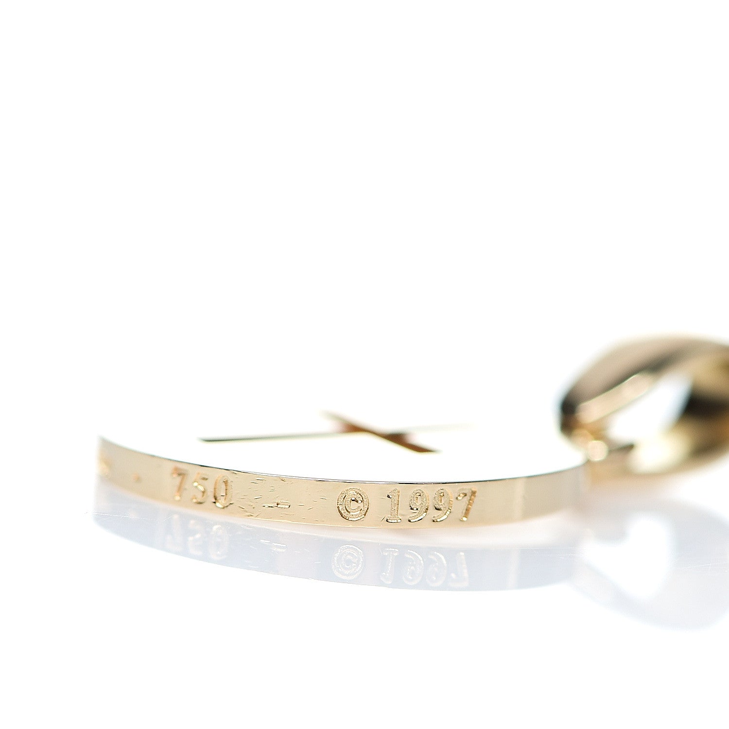 Cartier 18K Yellow Gold Cross Symbol Pendant 2 of 6