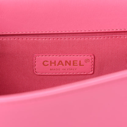 Chanel Lambskin Quilted Medium Boy Flap Pink 8 of 10