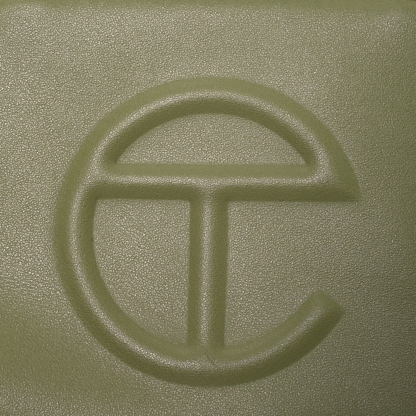 Vegan Leather Small Shopping Bag Drab