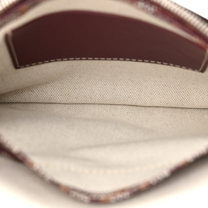 Goyard Goyardine Plumet Wallet Clutch Burgundy 5 of 12