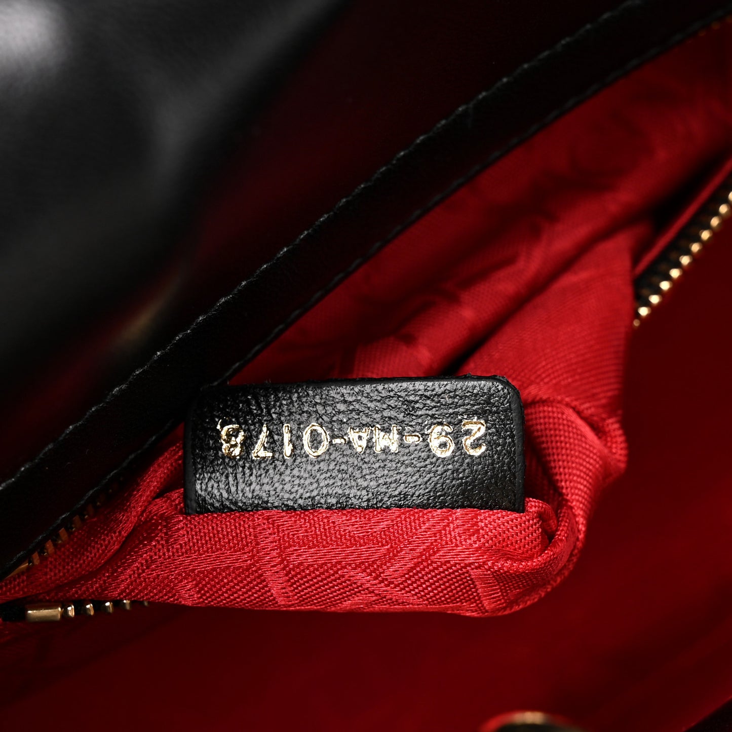 Lambskin Cannage Small Lucky Badges My Lady Dior Black