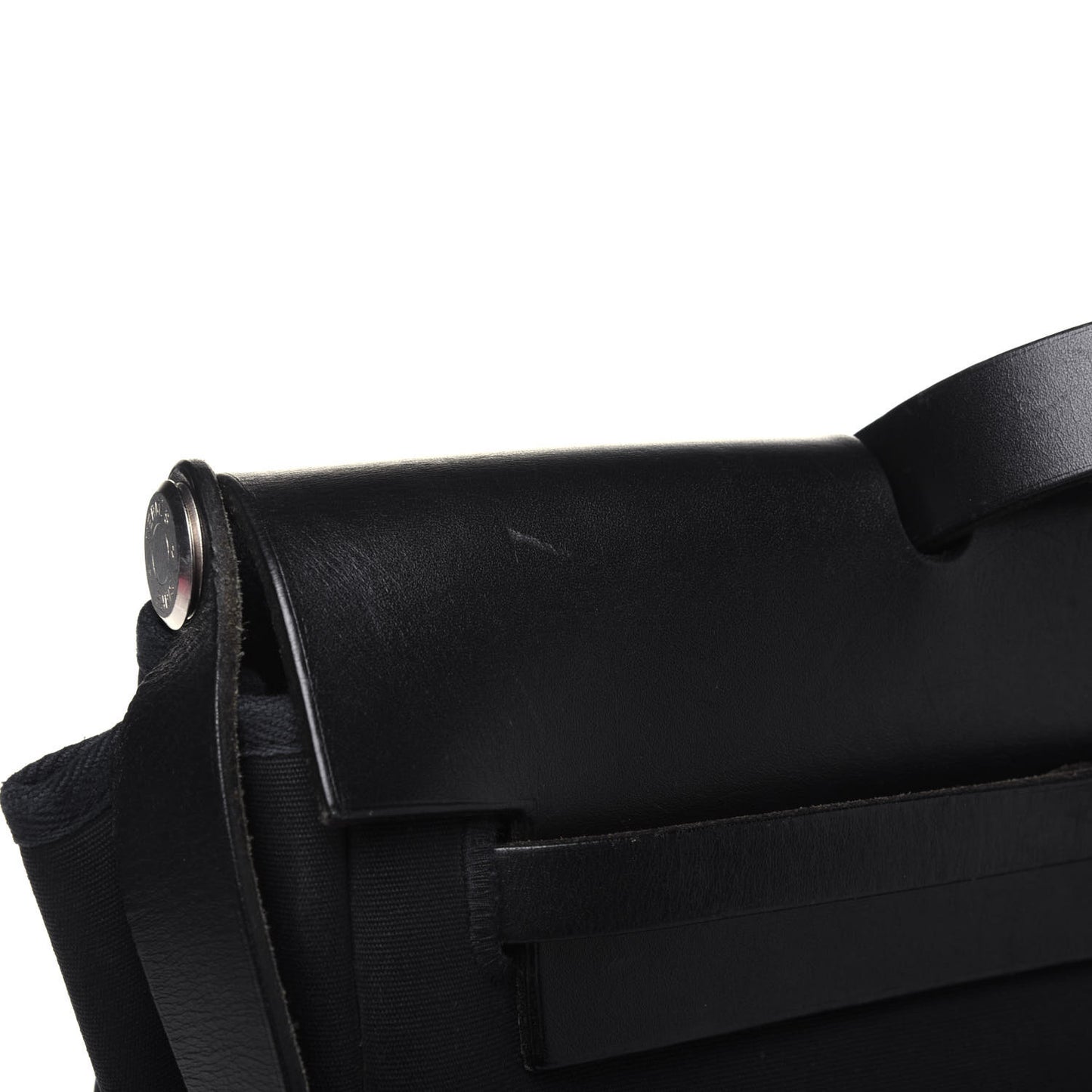 Toile Vache Calfskin Herbag 40 GM Black