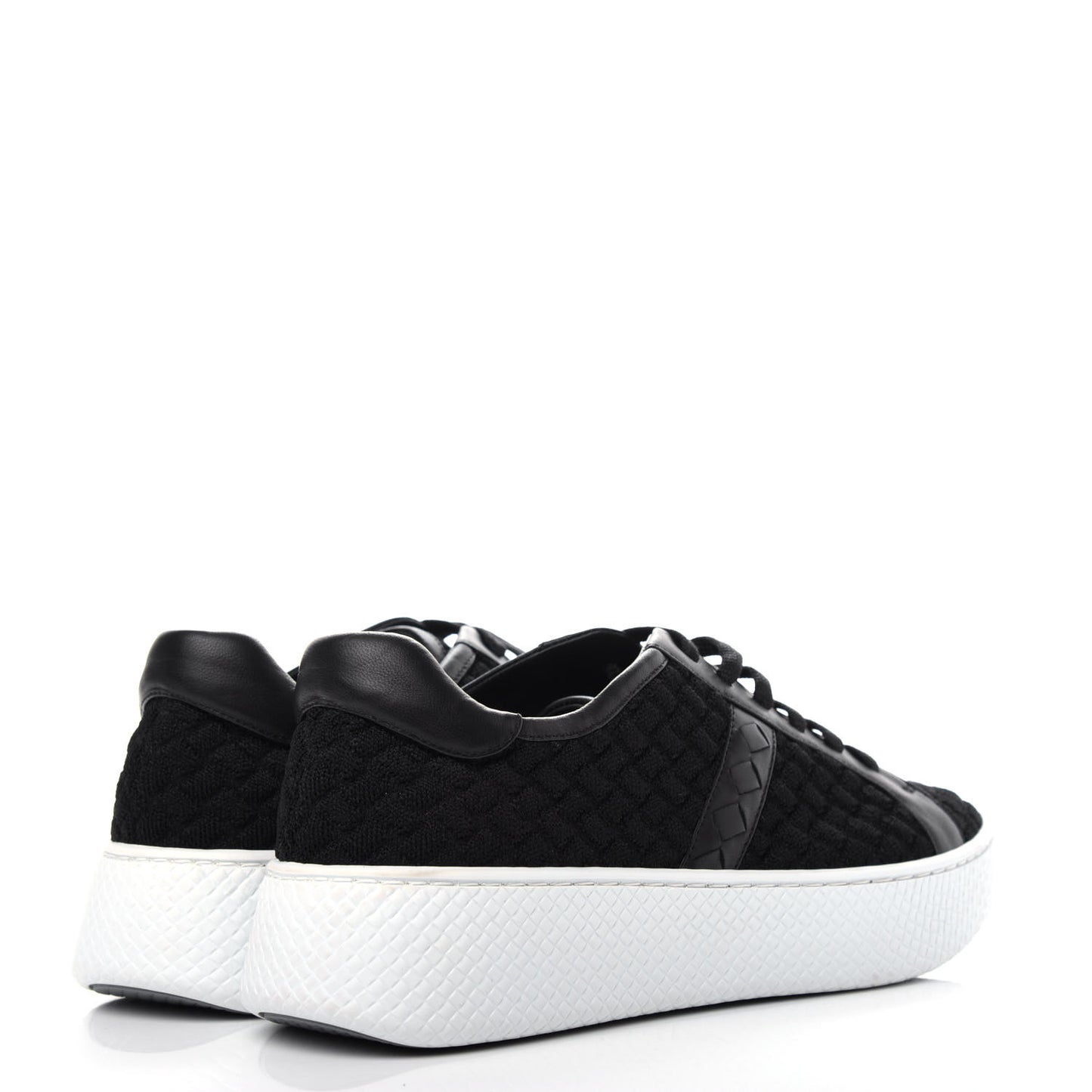 Knitted Interccio Nappa Helium Sneakers 36.5 Black