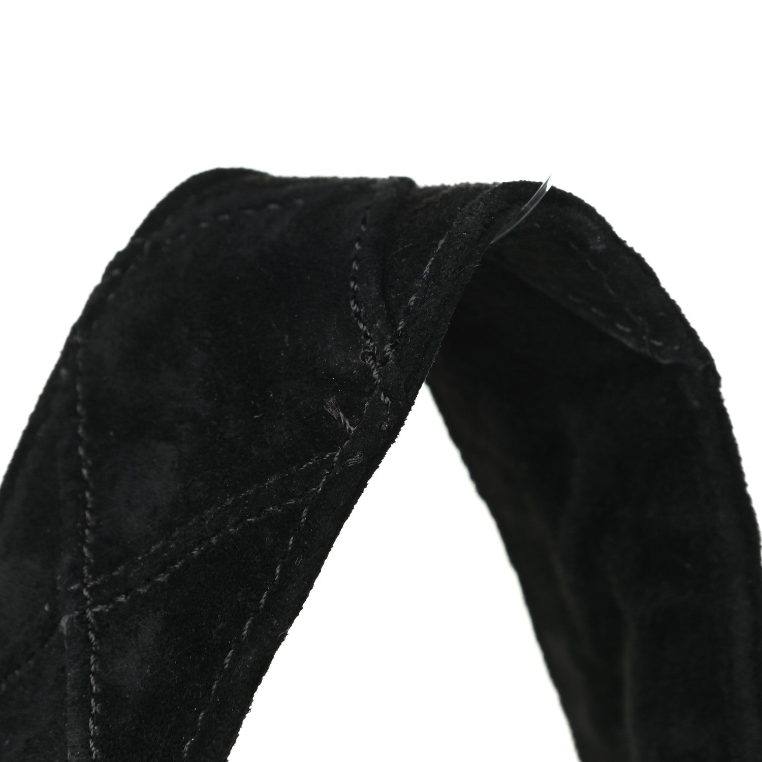 Chanel Suede Stitched Hobo Black 18 of 19