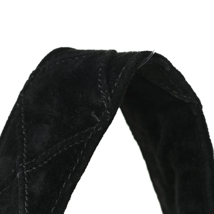 Chanel Suede Stitched Hobo Black 18 of 19