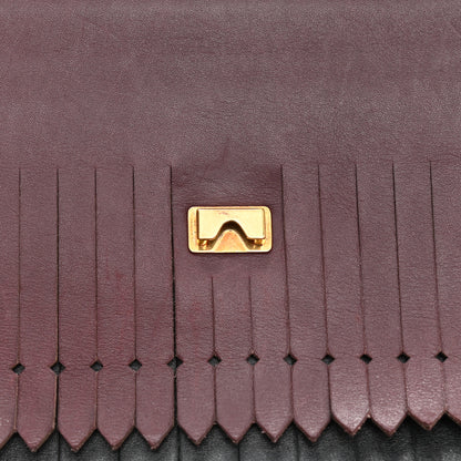 Burberry Grainy Calfskin Broguing Tassel Fringe Small Macken Crossbody Bag Multicolor 14 of 15