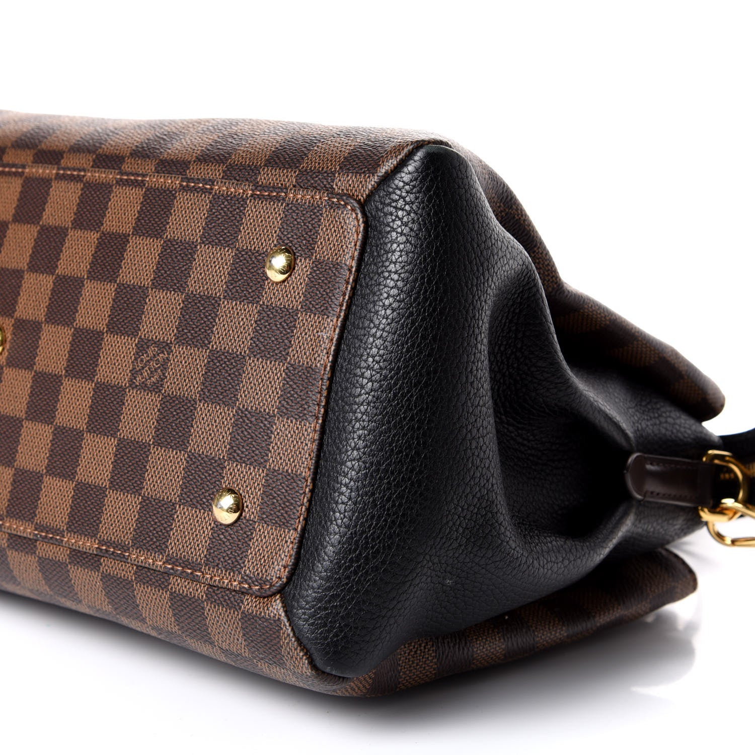 Louis Vuitton Cuir Taurillon Damier Ebene Normandy Black 5 of 10