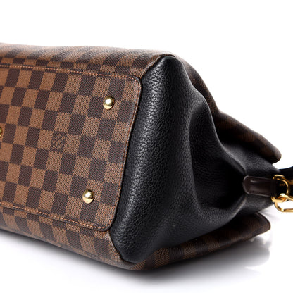 Louis Vuitton Cuir Taurillon Damier Ebene Normandy Black 5 of 10