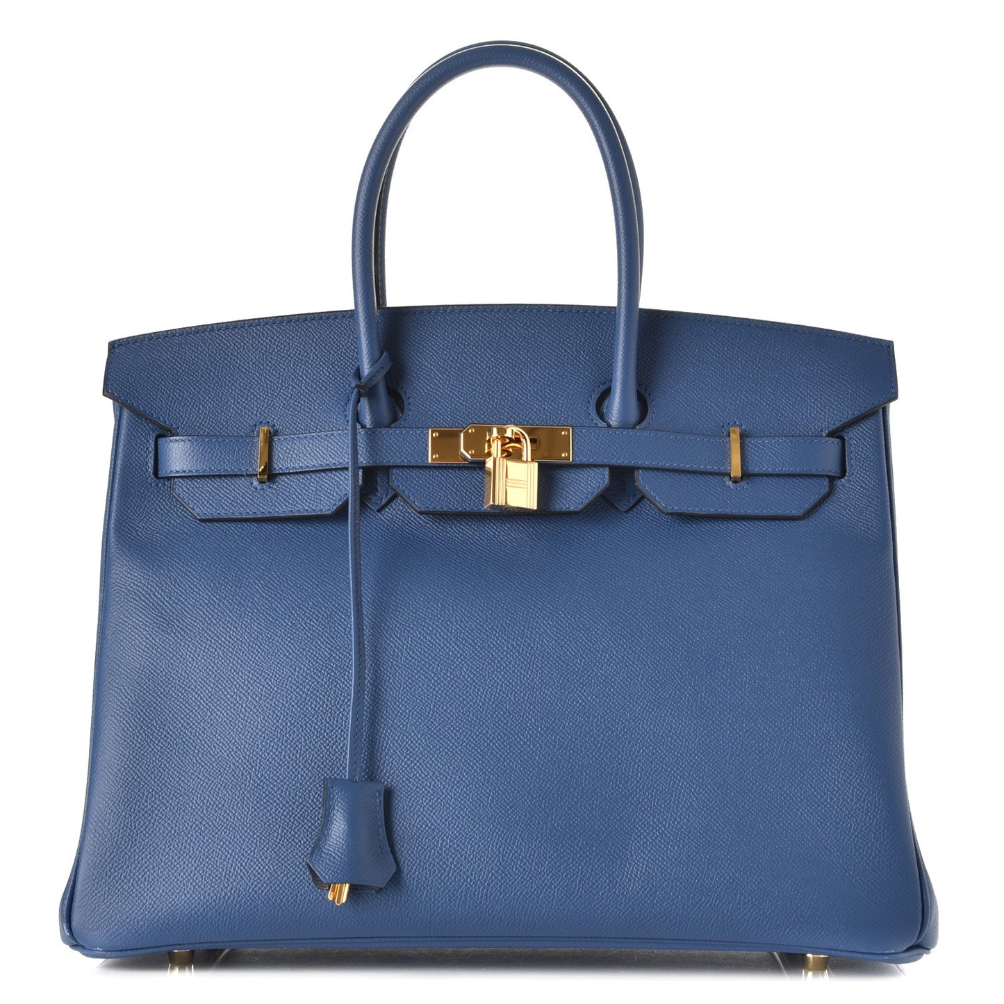 Epsom Birkin 35 Bleu Agate