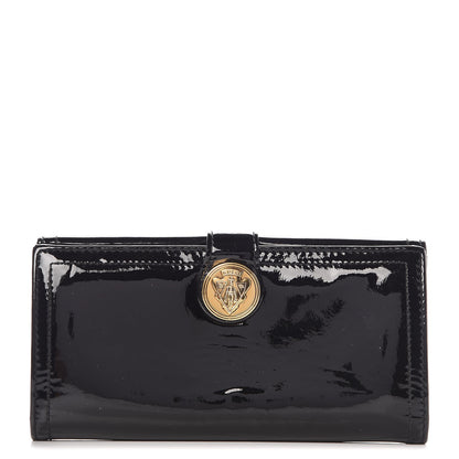 Gucci Patent Hysteria Continental Wallet Black 1 of 11