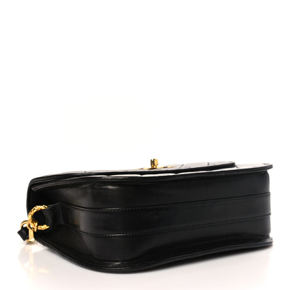 Chanel Lambskin Quilted Round Flap Black 4 of 10