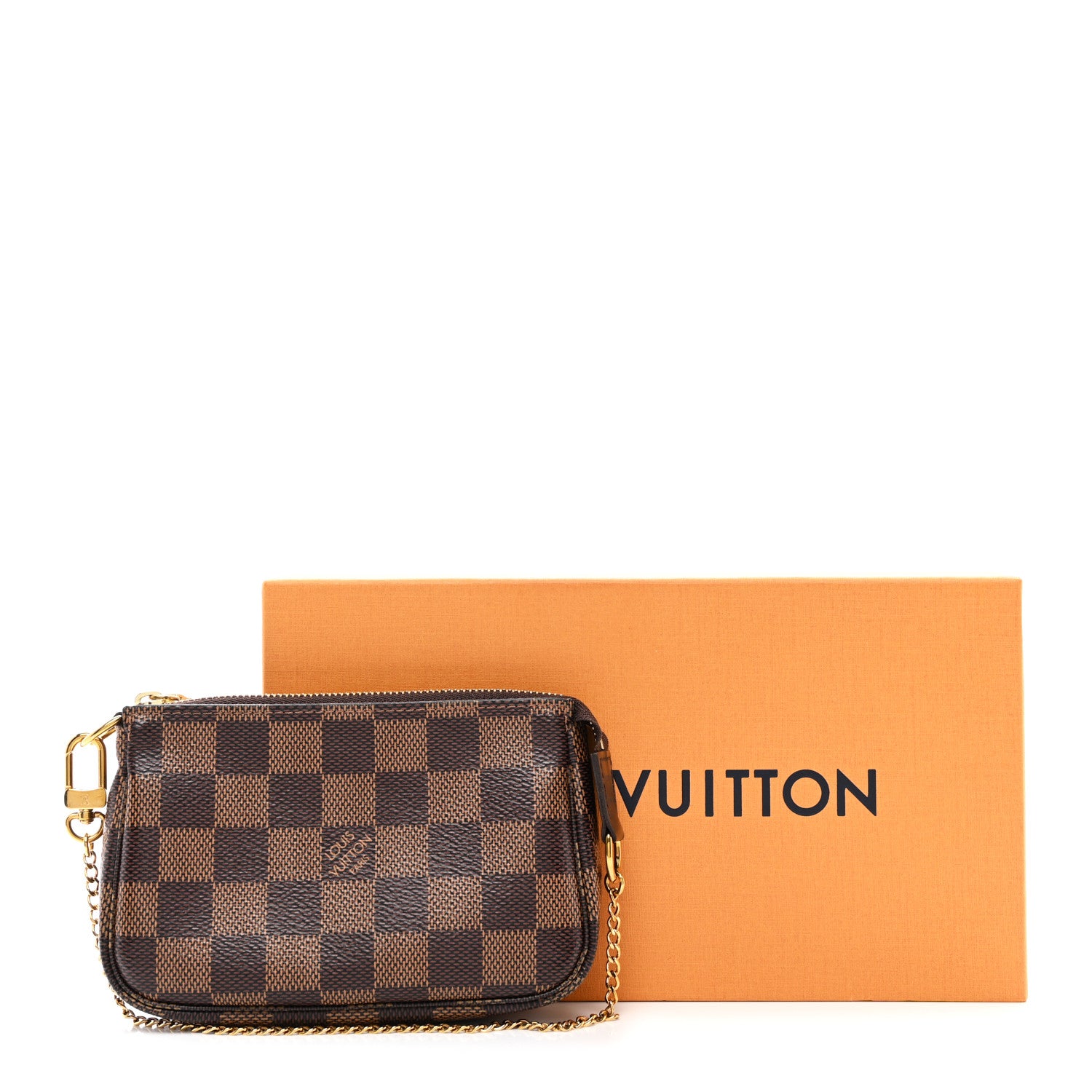 Louis Vuitton Damier Ebene Mini Pochette Accessories 8 of 8
