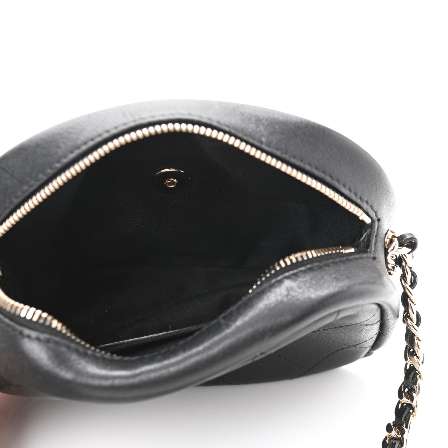 Chanel Goatskin Quilted Small Casual Trip Camera Case Black 5 of 11