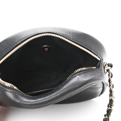 Chanel Goatskin Quilted Small Casual Trip Camera Case Black 5 of 11