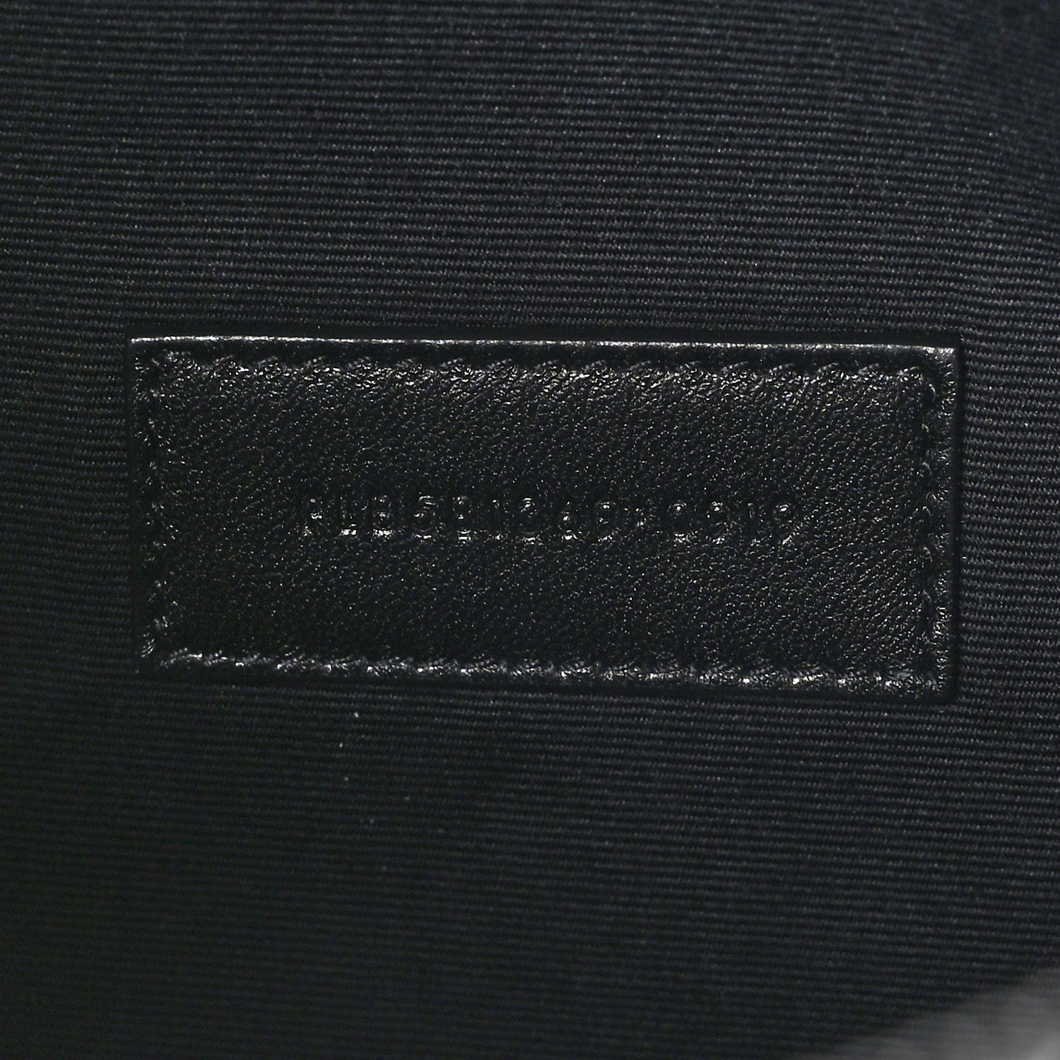Saint Laurent Linen Canvas Rive Gauche Zipped Pouch Optic White 7 of 7