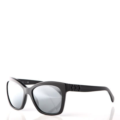 Chanel CC Butterfly Signature Sunglasses 5313 Black 1 of 7