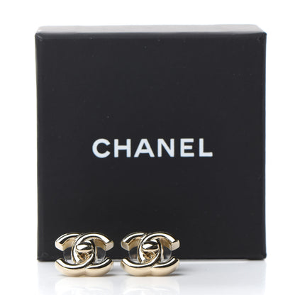 Chanel CC Turnlock Earrings Gold 5 of 5