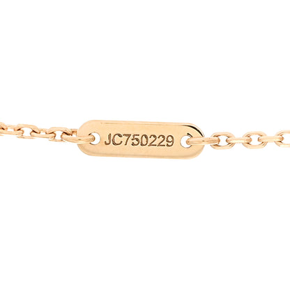 Van Cleef & Arpels 18K Yellow Gold Mother of Pearl Sweet Alhambra Butterfly Pendant Necklace 4 of 6