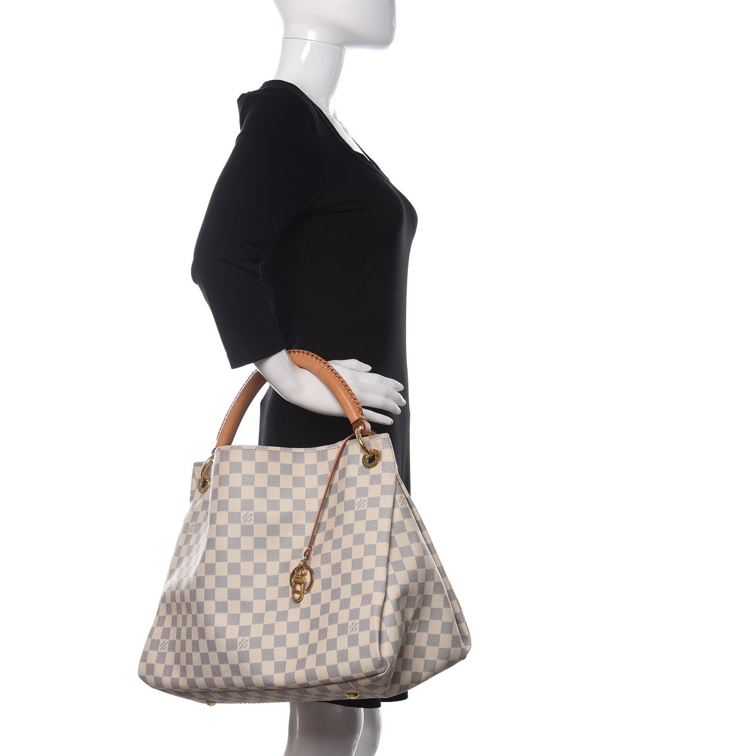 Louis Vuitton Damier Azur Artsy MM 2 of 15