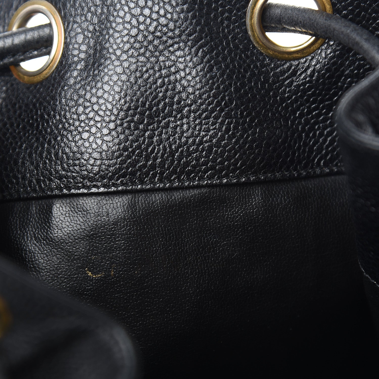 Chanel Caviar CC Drawstring Shoulder Bag Black 8 of 11
