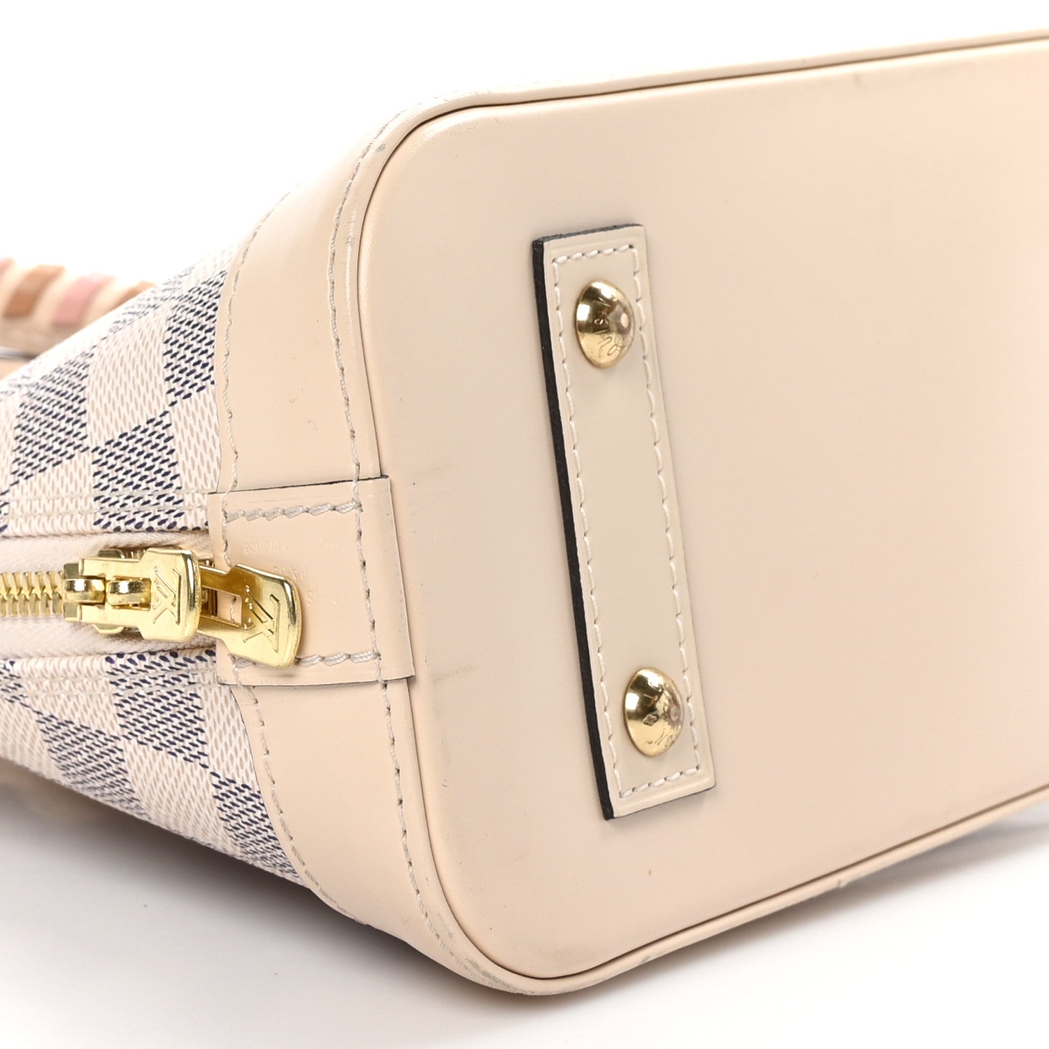 Louis Vuitton Damier Azur Braided Alma BB 7 of 8
