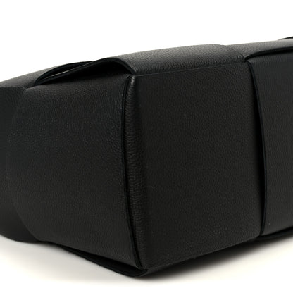 Bottega Veneta Grained Calfskin Intrecciato Small Arco Tote Black 10 of 11