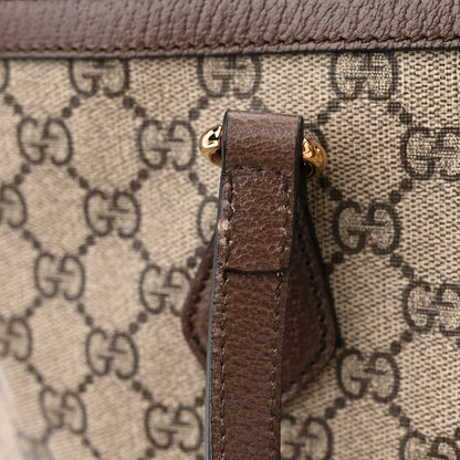 Gucci GG Supreme Monogram Medium Ophidia Shopping Tote Brown 16 of 17