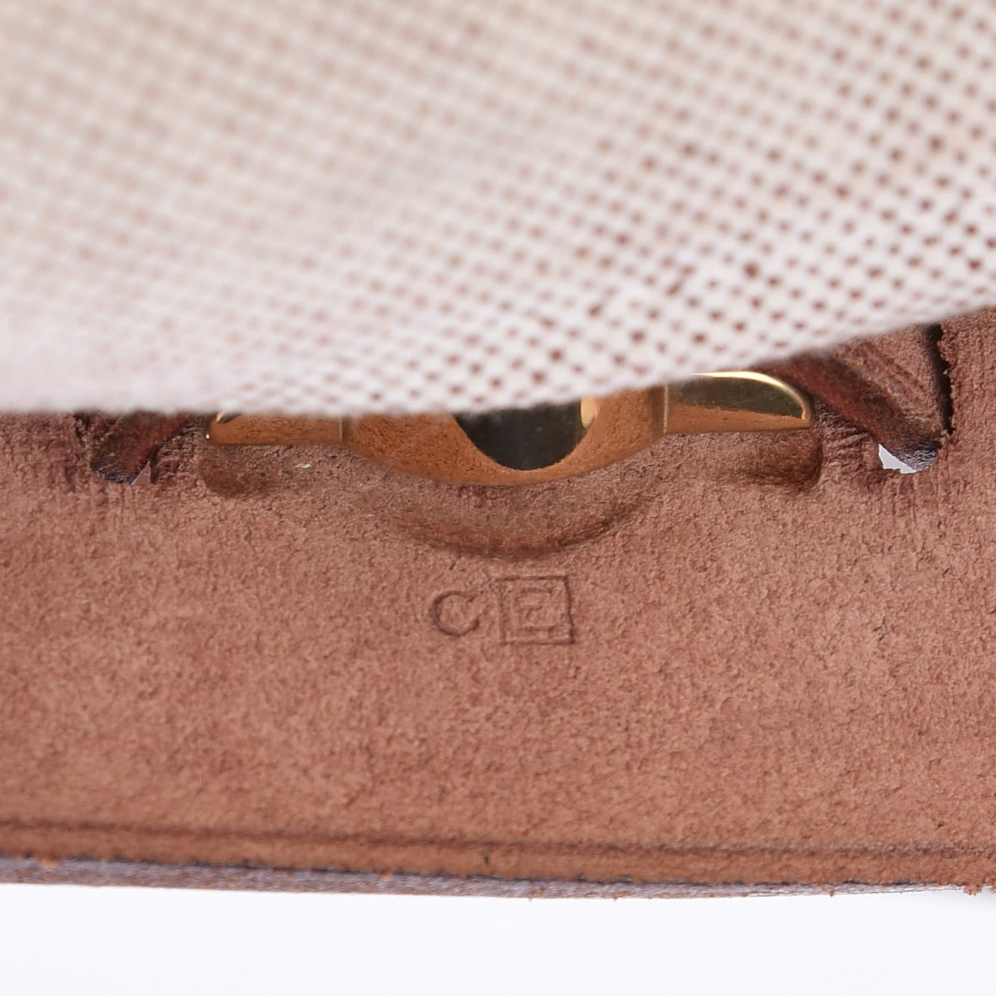 Toile Vache Calfskin Herbag 30 PM Natural