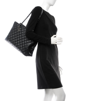 Chanel Caviar Quilted City Shopping Tote Black 2 of 10
