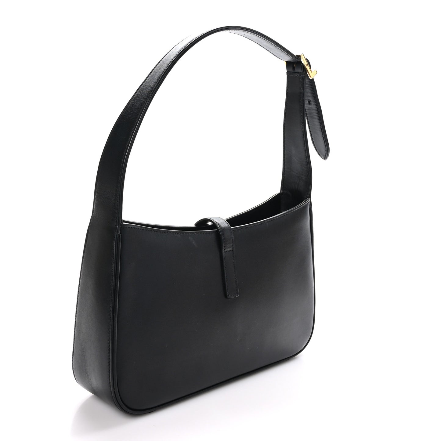 Smooth Calfskin Le 5 A 7 Mini Hobo Black