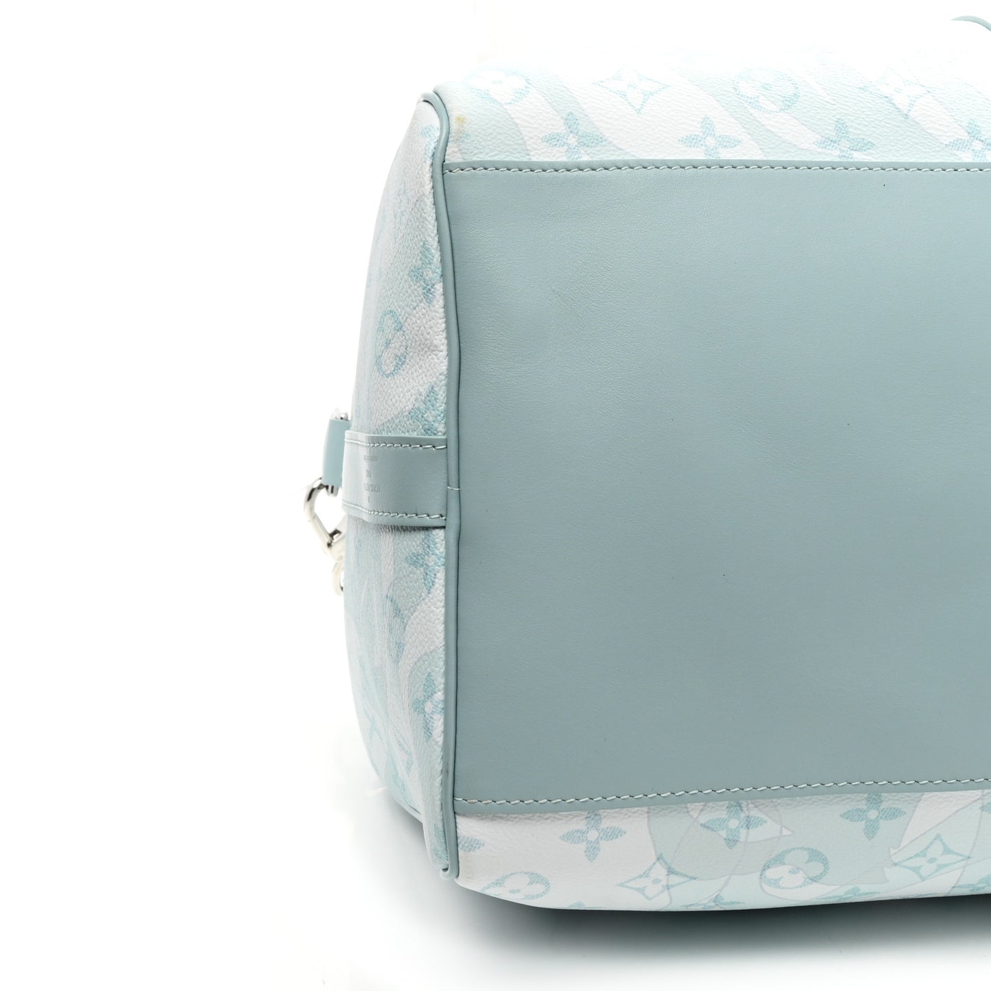 Monogram Aquagarden Keepall Bandouliere 50 Crystal Blue