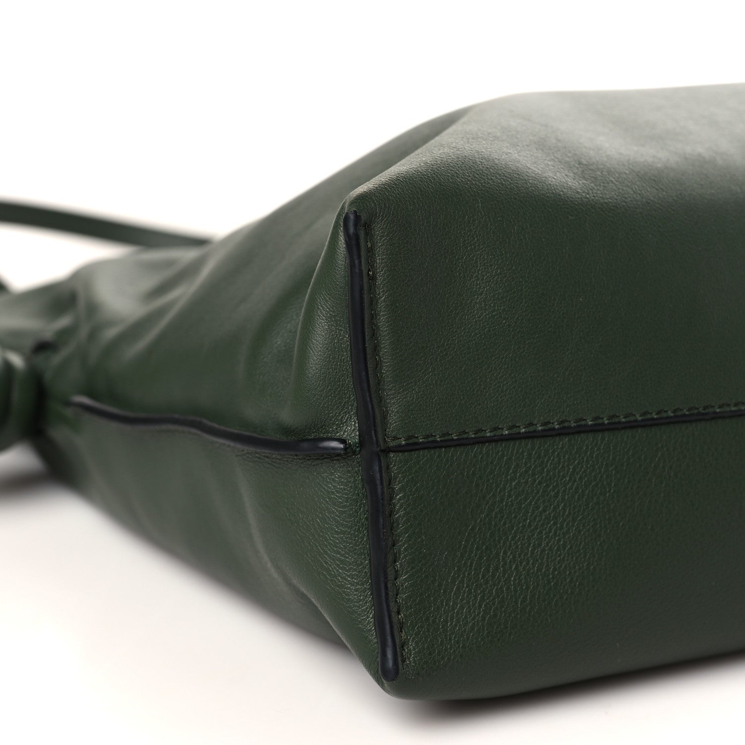 Loewe Nappa Flamenco Knot Clutch Vintage Khaki 8 of 9