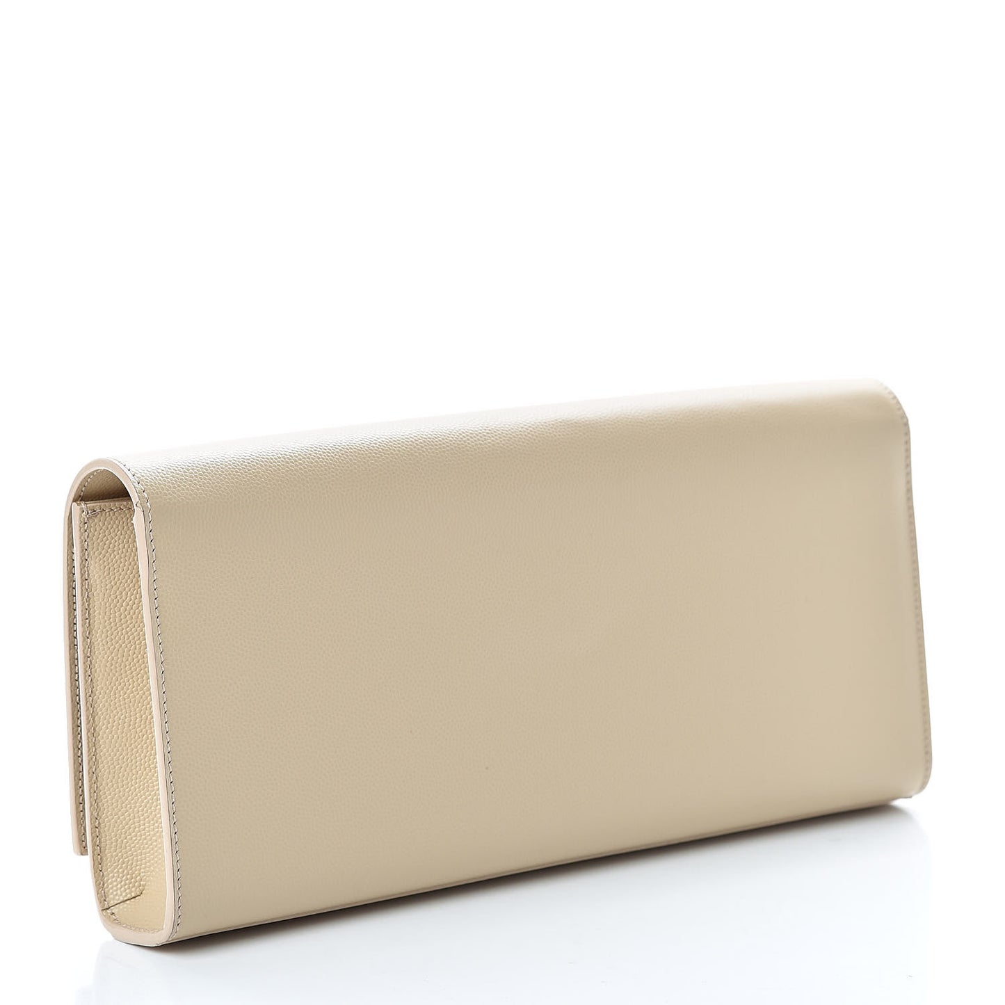 Grain De Poudre Classic Monogram Cassandre Clutch Nude Powder