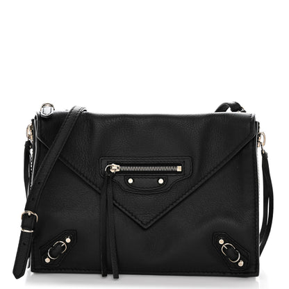 Balenciaga Veau Papier Triple XS Zip Around Crossbody Black 3 of 14