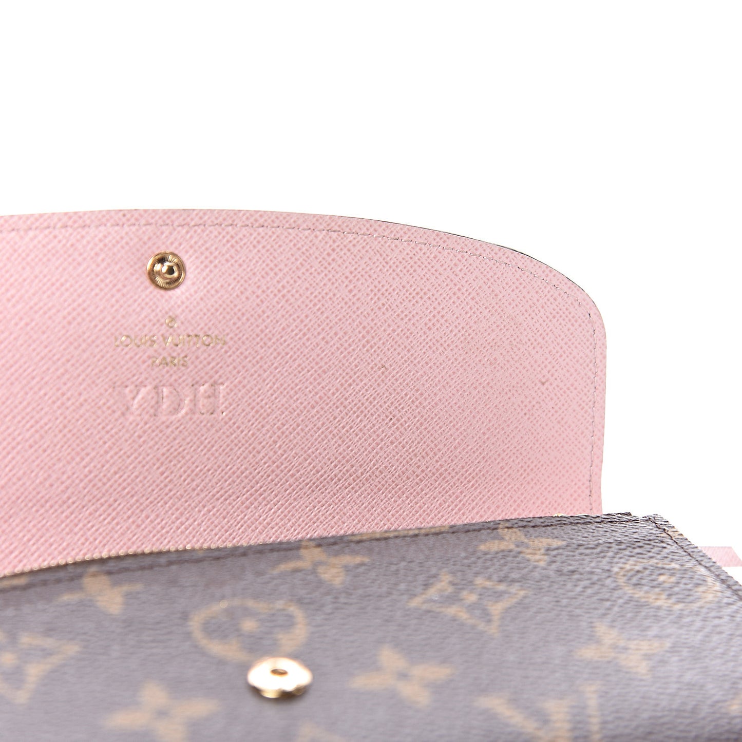 Monogram Emilie Wallet Rose Ballerine