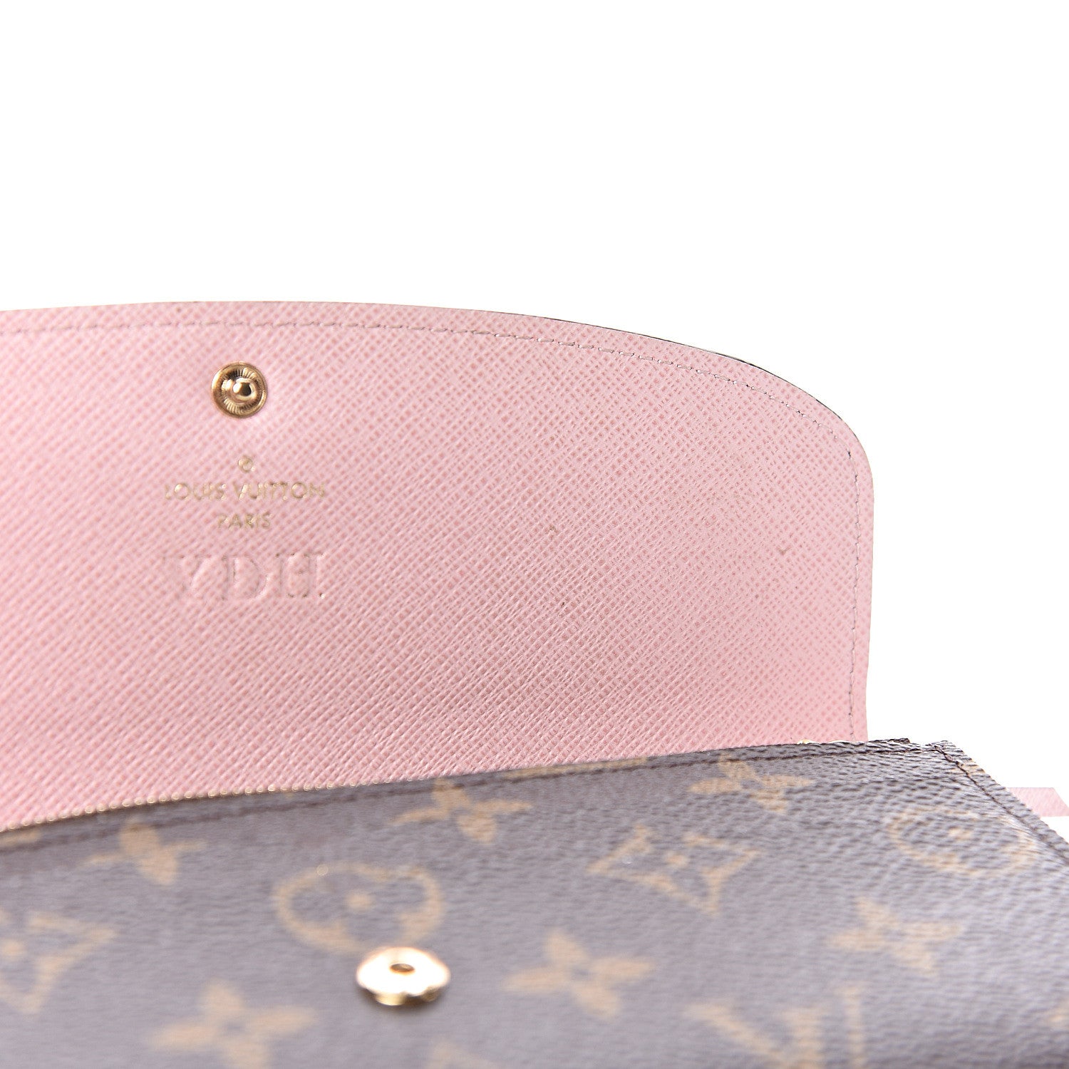 Louis Vuitton Monogram Emilie Wallet Rose Ballerine 11 of 14
