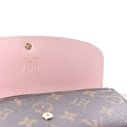 Louis Vuitton Monogram Emilie Wallet Rose Ballerine 11 of 14