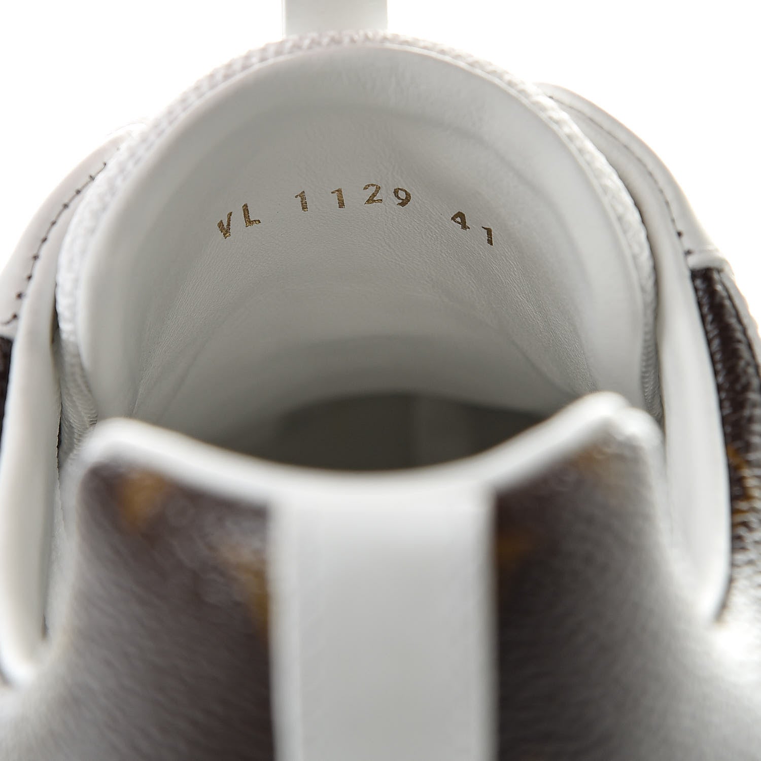 Louis Vuitton Calfskin Monogram Run Away Sneakers 41 White 7 of 8