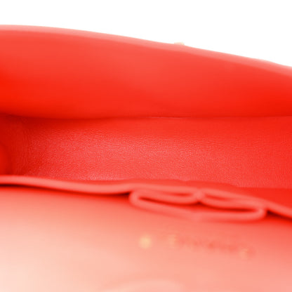 Chanel Lambskin Quilted Small Double Flap Red 5 of 10