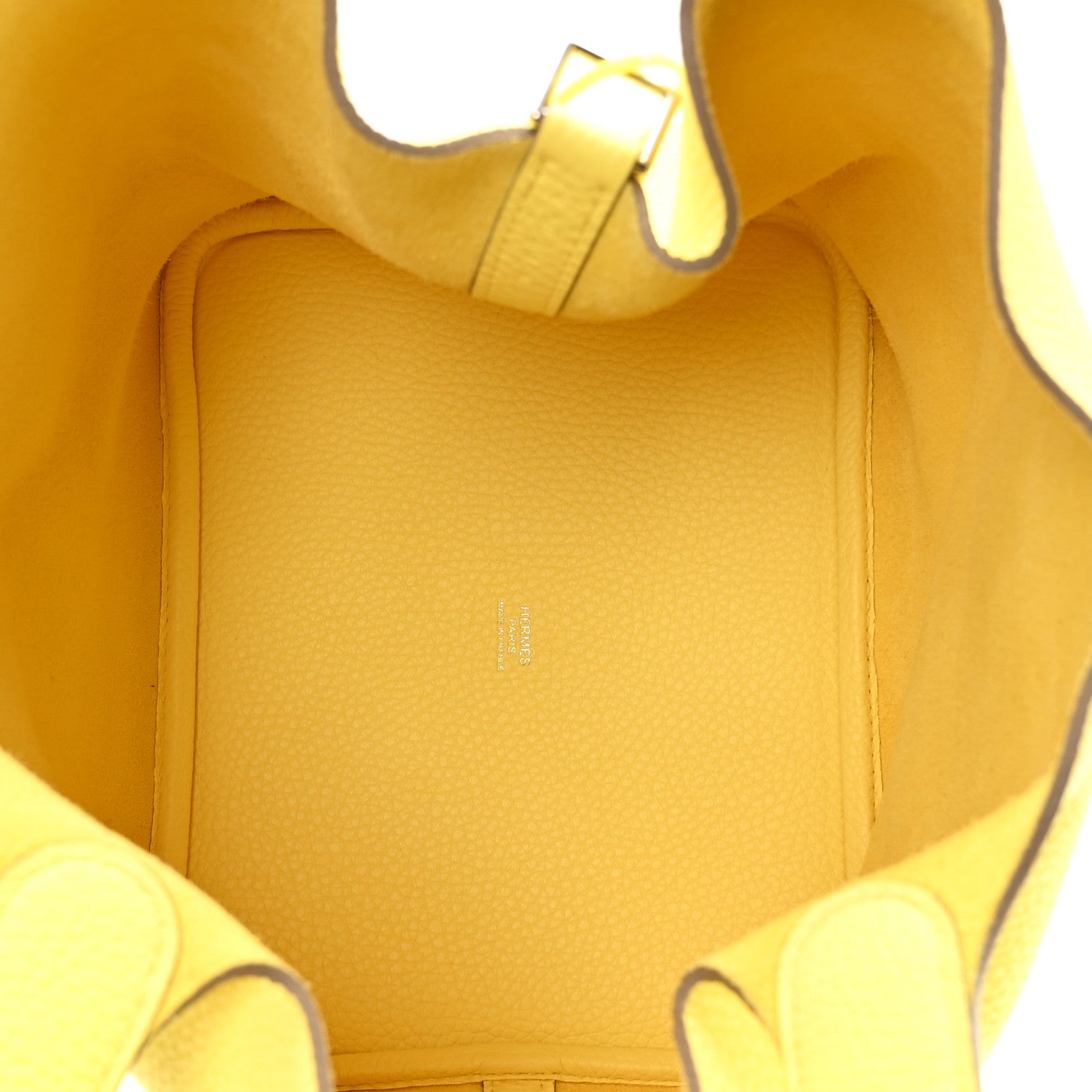 Hermes Taurillon Clemence Picotin Lock 22 MM Limoncello 4 of 11