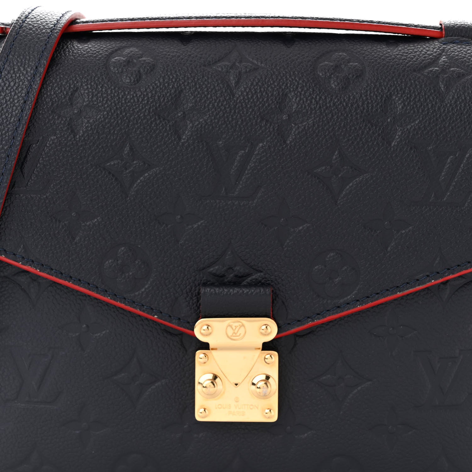 Louis Vuitton Empreinte Pochette Metis Marine Rouge 9 of 12