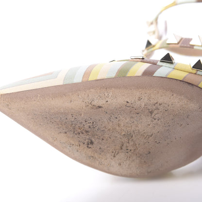 Valentino Garavani Nappa Native Couture 1975 Rockstud Ankle Strap 100mm Pumps 35 Multicolor 6 of 13