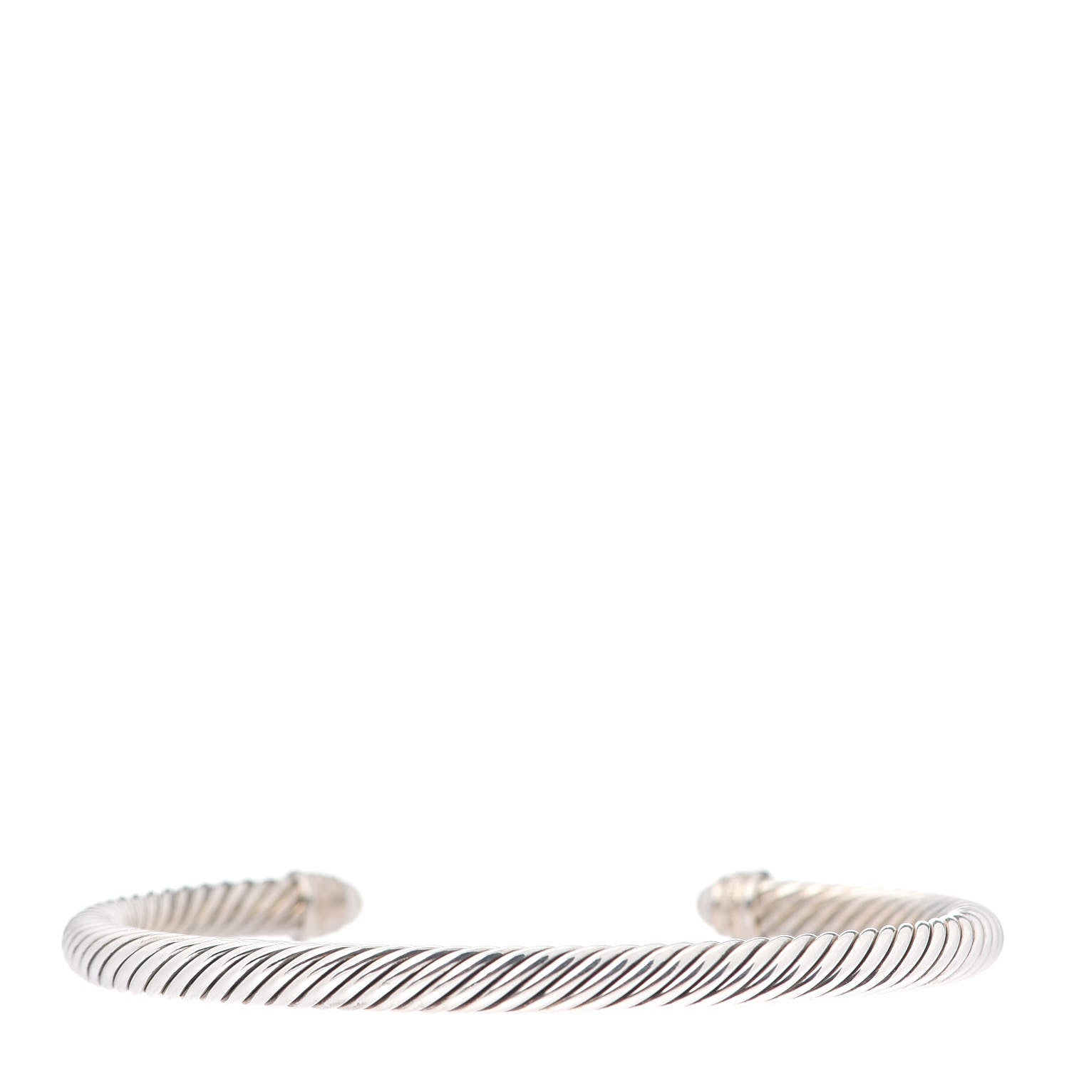 David Yurman Sterling Silver Diamond Pearl 5mm Cable Classics Bracelet 3 of 4