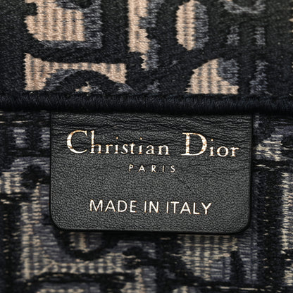 Christian Dior Oblique Medium Book Tote Blue Multicolor 6 of 14