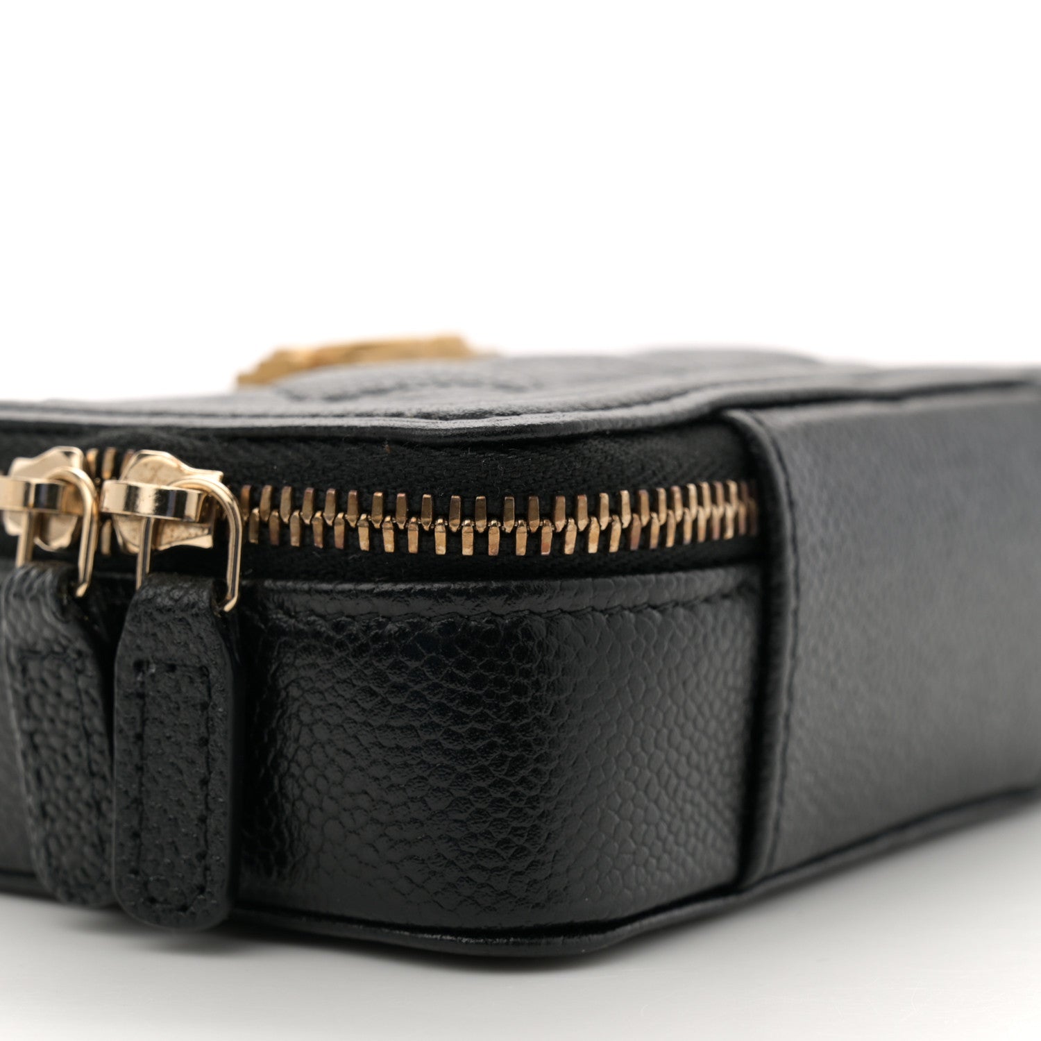 Chanel Caviar Quilted Mini Boy Clutch With Chain Black 9 of 10