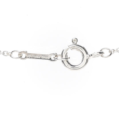 Tiffany Sterling Silver Paloma Picasso Olive Leaf Heart Pendant Necklace 4 of 6