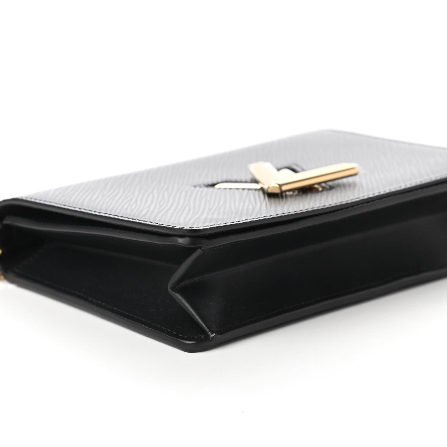 Epi Twist Belt Chain Wallet Black